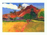 Paul Gauguin Tahitian Landscape